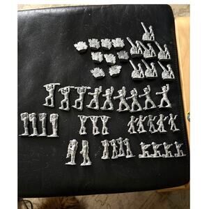 Lot of 47 Small Vintage Military Metal/Lead Figures